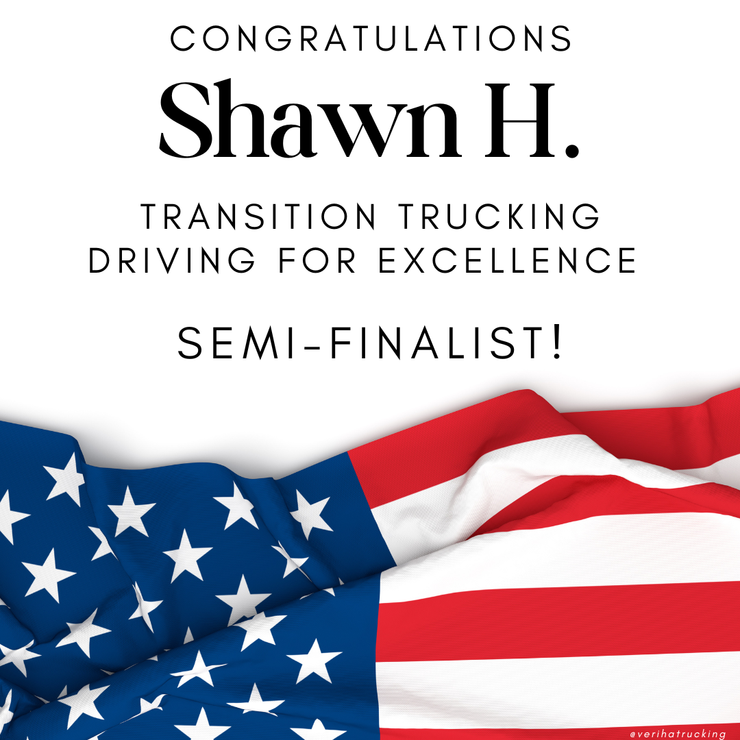 Veteran Shawn Haley Among Semi-Finalists for Prestigious "Transition Trucking: Driving for Excellence Award"